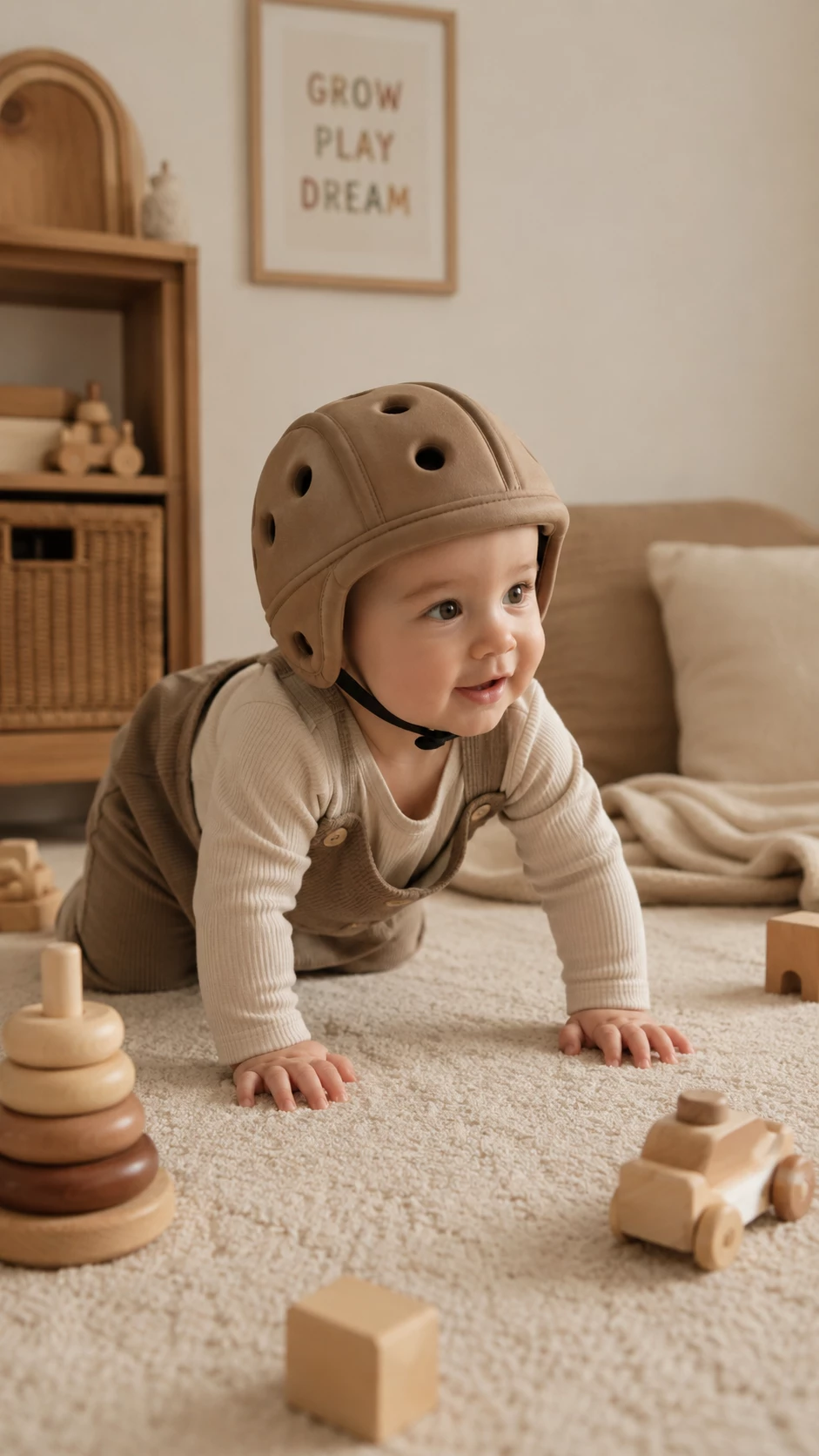 Casco Protector de Bebe para Gatear