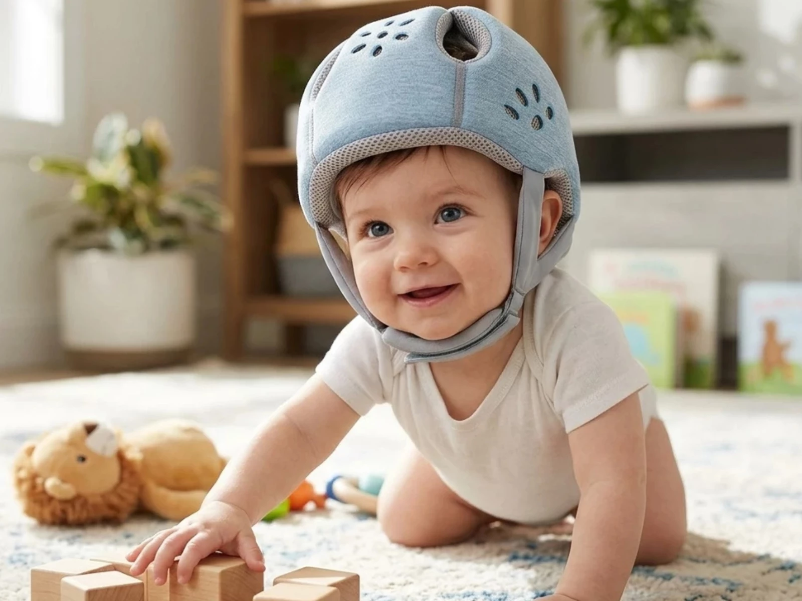 casco para bebe antigolpes
